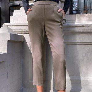 ISO IN SEARCH OF Aritzia Conan Pants Stone Taupe Size 10